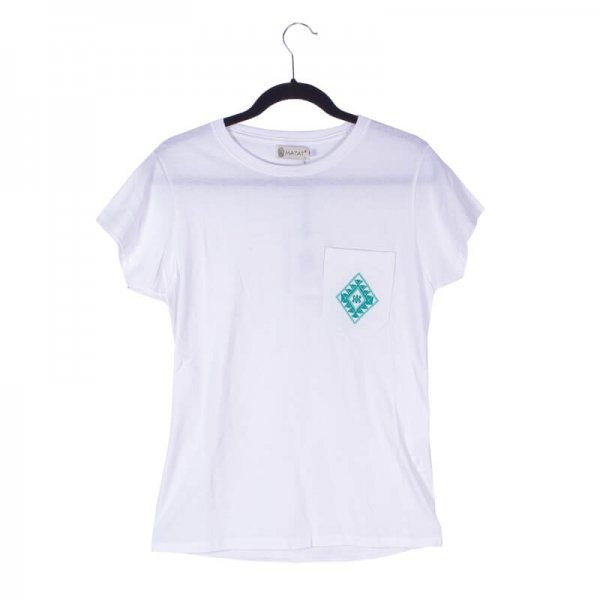 PLAYERA BROCADO CABALLERO - BLANCO