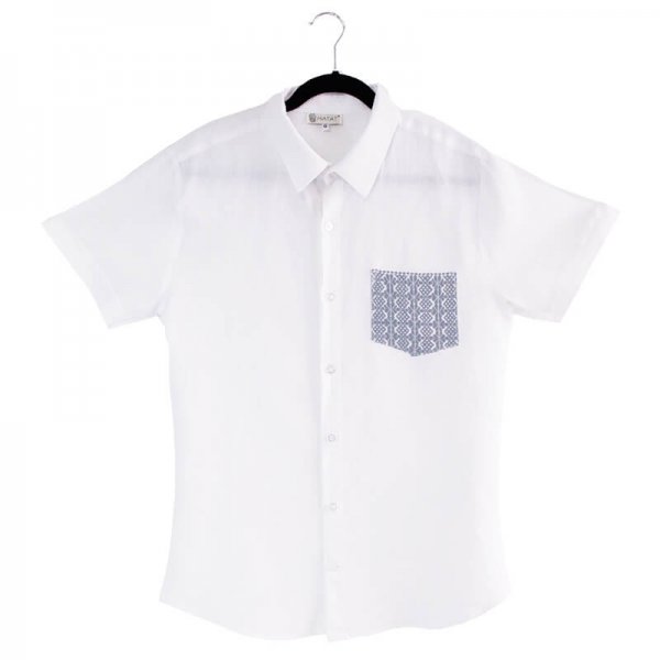Camisa bolsa pepenado (manga corta)