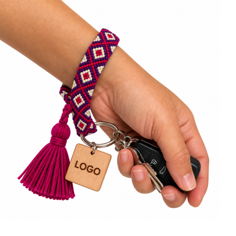 RC- Llavero tejido pulsera artesanal - Image 2